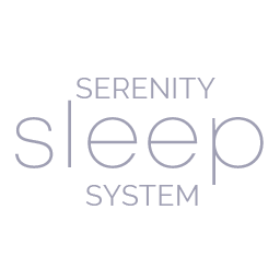 Serenity Sleep System mono-color logo